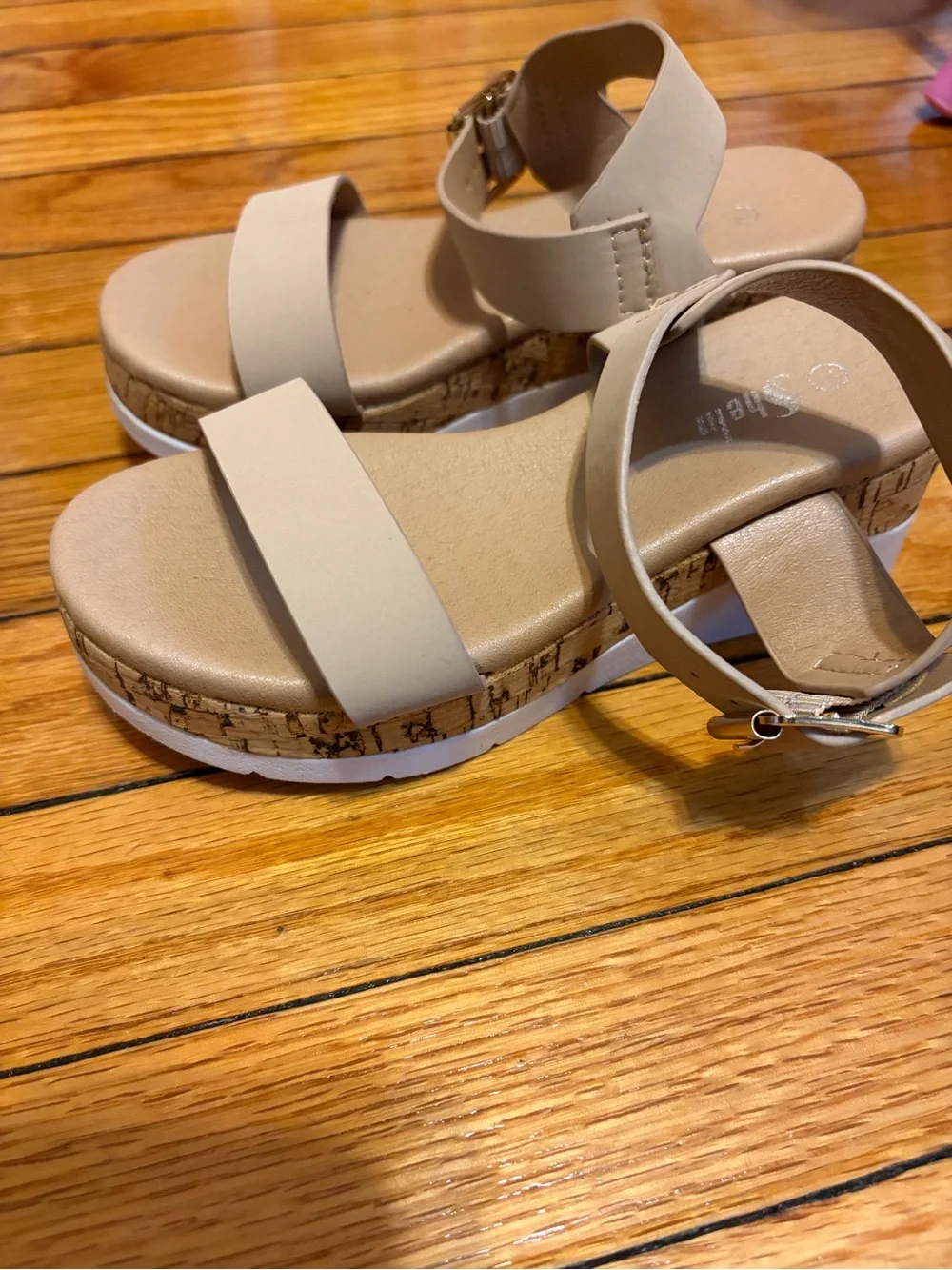 Women’s Neutral Beige Ankle Strap Sandals